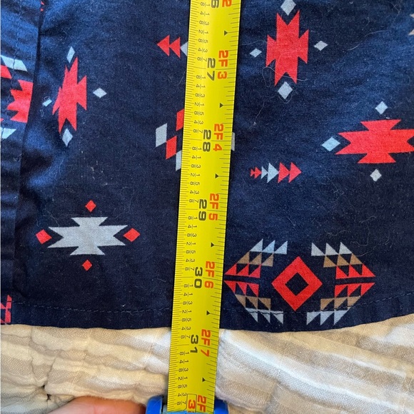 Levi's Men short sleeve Aztec Southwestern button up shirt XL - Picture 6 of 9